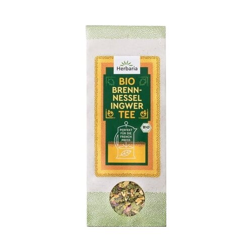 Herbaria Bio French Press čaj od koprive i đumbira Slike