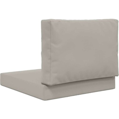  Jastuk za vanjsku sofU 2 pcs Sivi Poliester - Sivi 60 x 60 cm 1x sjedalo +1x naslon (3D bez bartaga) Slike