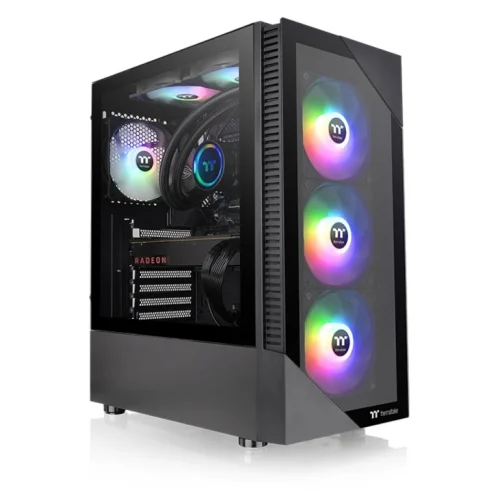 Thermaltake View 200 TG ARGB Mid tower, Tempered glass, 3x 120mm ARGB Lite fan