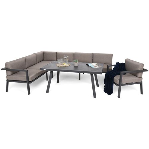  Kutni set u sivoj/taupe boji Miami Cene