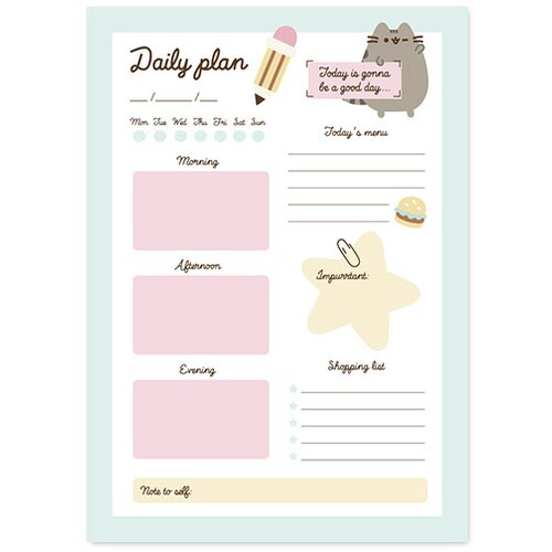 Grupo Erik Editores S. L. Pusheen, Manga - Stoni planer - Pusheen, Foodie, Collection, Day To Page Cene