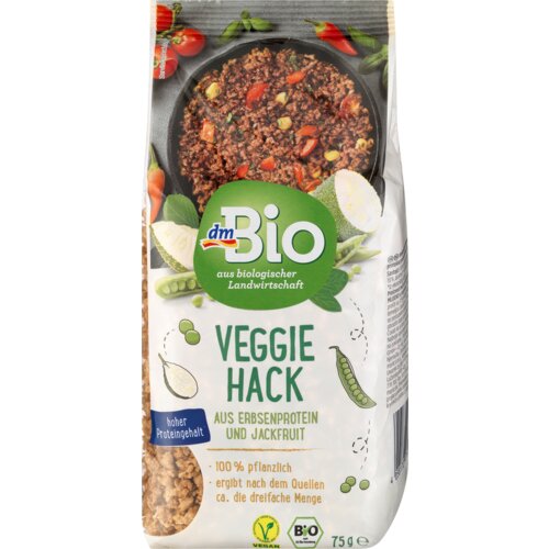 dmBio Veganski proizvod na bazi proteina gra&amp;scaron;ka i džekfruta 75 g Slike