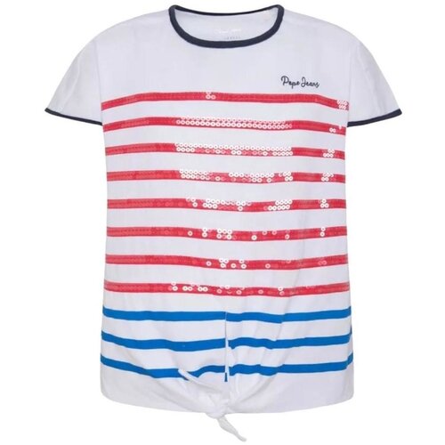 Pepe Jeans Majice s kratkimi rokavi - Bela Cene