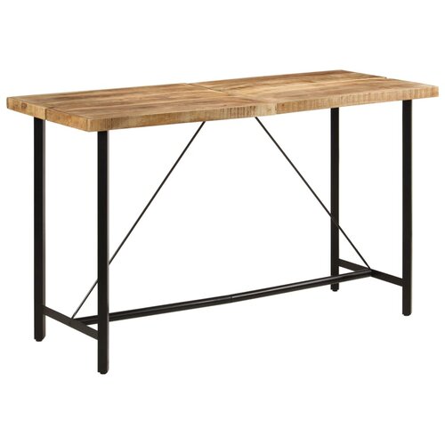  Barski stol 180 x 70 x 107 cm masivno drvo manga i željezo Cijene