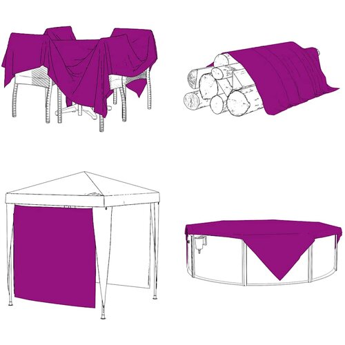  Pokrivač za biljke s u&amp;scaron;icama 3x5 m PVC Slike