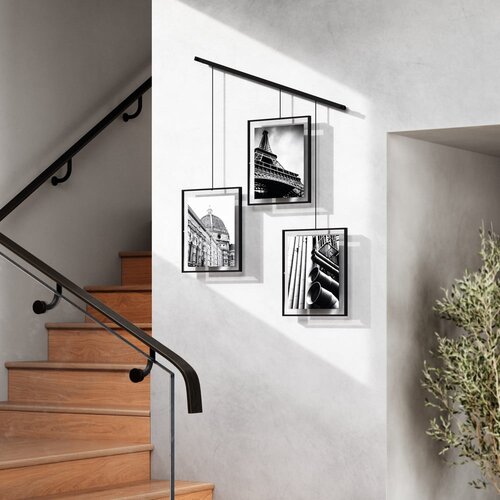 Umbra Crni metalni viseći okviri u setu 3 kom 73x82 cm Exhibit &amp;ndash; Slike