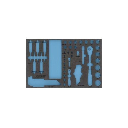Hazet 163-466L 163-466L pjena za kovčeg (D x &amp;Scaron;) 519 mm x 342 mm Slike