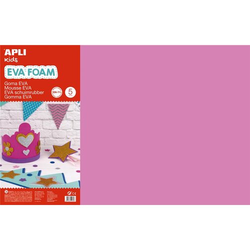 Apli Eva pena roza 400x600x2mm 5 kos, (20392917) Cene