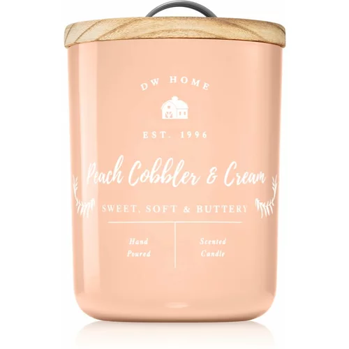 DW Home Farmhouse Peach Cobbler & Cream dišeča sveča 108 g