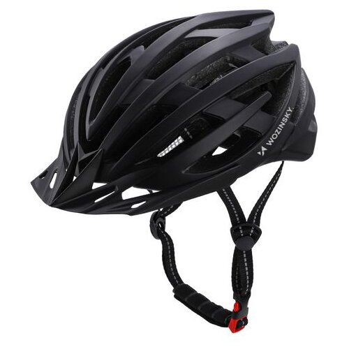 Wozinsky HT-28VCD MTB kaciga s stražnjim USB svjetlom L crna Slike