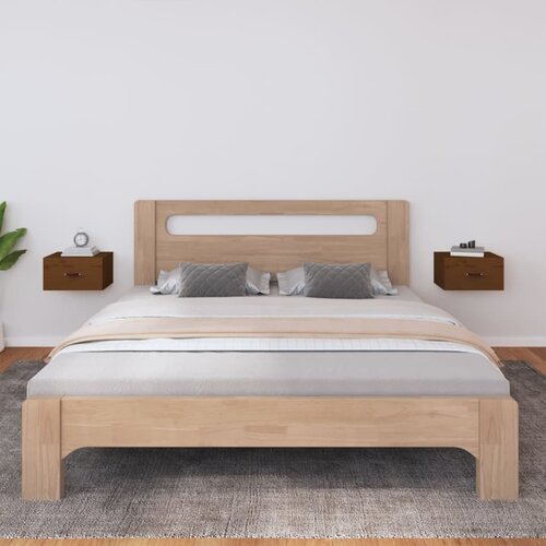vidaXL Zidni noćni ormarići 2 kom Smeđa boja meda 40 x 29,5 x 22 cm Cijene