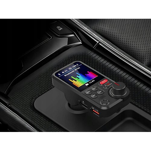  Avto bluetooth oddajnik 5.0 FM USB QC TF bas LCD 12-24V Slike