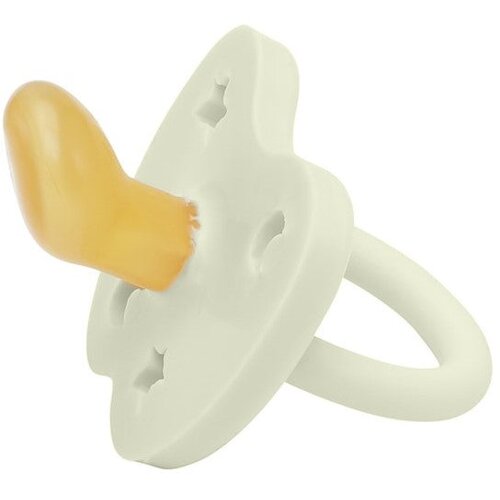Hevea ortodontska cucla od prirodne gume (3-36 mes) Ivory Slike