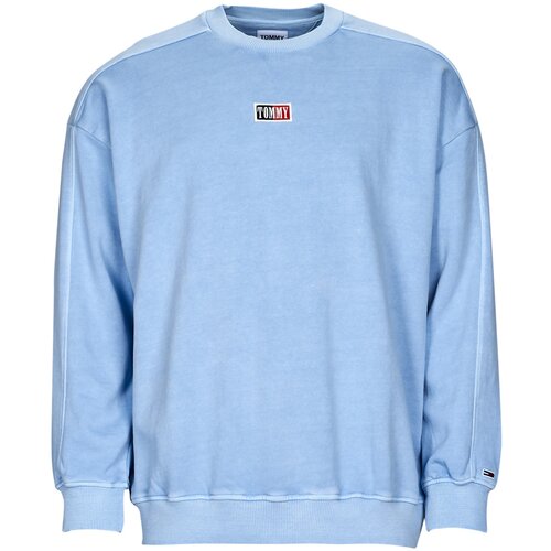 Tommy Jeans Puloverji TJM SKATER TIMELESS TOMMY CREW Modra Cene
