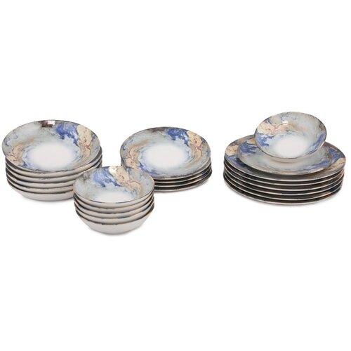 Güral Porselen Jedilni set iz porcelana 24 kos Abstract - Güral Porselen Cene