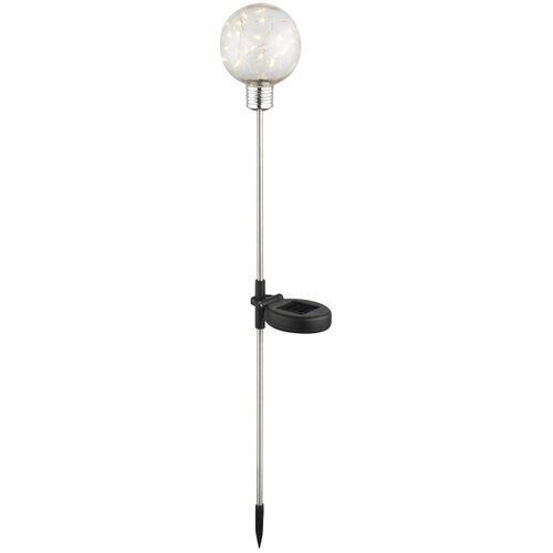 Globo Solarna svetilka (LED, premer: 10 cm, vi&amp;scaron;ina 72 cm, IP44, bela) Slike
