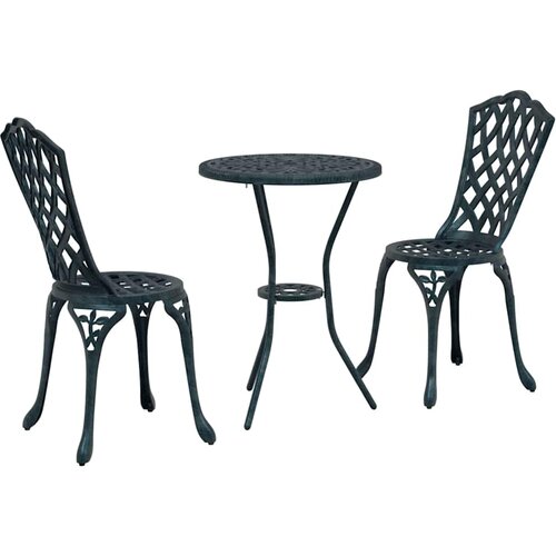 Bistro set za vrt 3 pcs Aluminij Slike