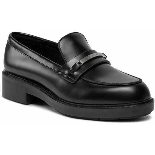 Calvin Klein Čevlji brez vezalk Rubber Sole Loafer W/Hw HW0HW02006 Ck Black BEH