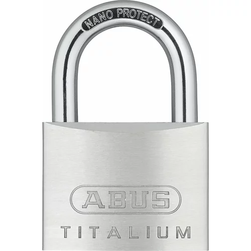 Abus Cilindrična ključavnica obešanka, ključavnica obešanka 64TI/60, DE 6 kosov, srebrne barve