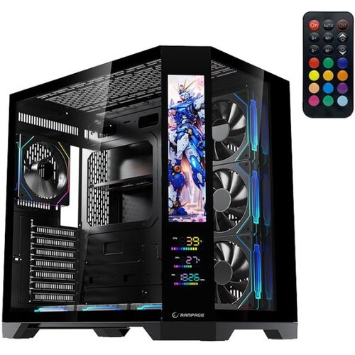  Kući&amp;scaron;te gaming RAMPAGE NOVA V2 9.16&amp;#039; LCD... Slike