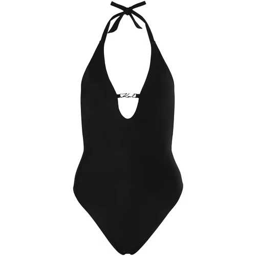 Karl Lagerfeld Jednodijelni kupaći kostim crna