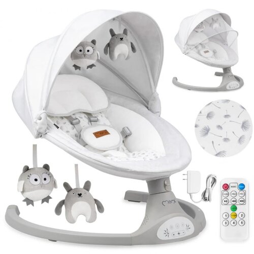 Momi kenani njihalica za bebe light grey 0-9kg Slike