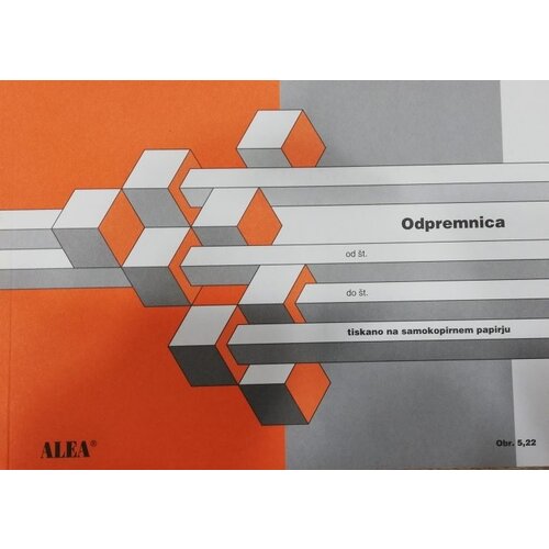 Alea Obrazec 5,22 odpremnica a5 Cene