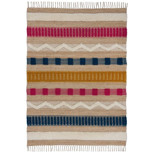 Flair Rugs Ručno rađen tepih od mješavine vune u prirodnoj boji 200x290 cm Medina – Cene