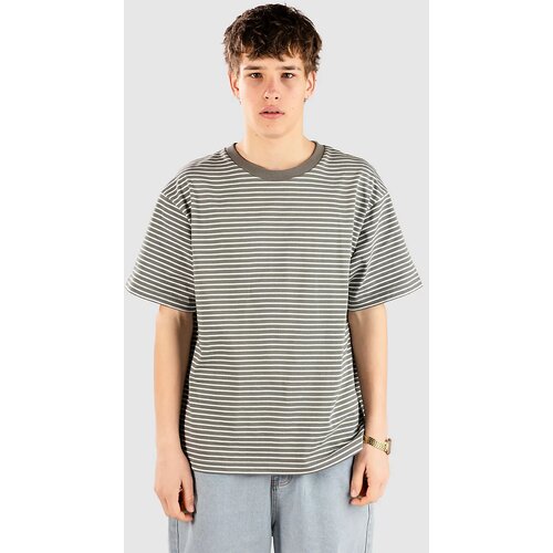 Blue Tomato Striped T-shirt green / white stripe Cene
