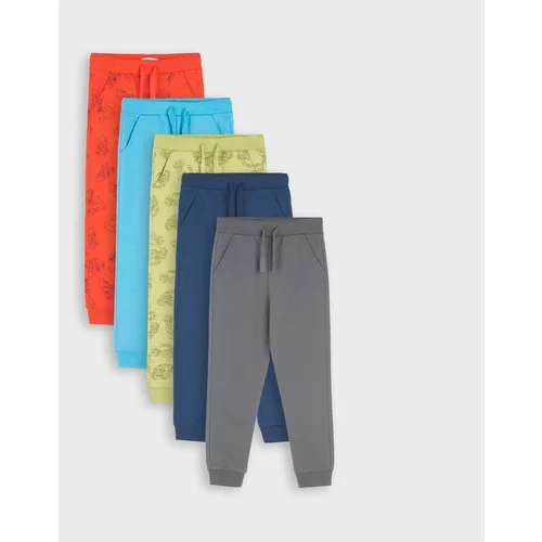 Sinsay - Komplet 5 športnih hlač jogger - Večbarvno