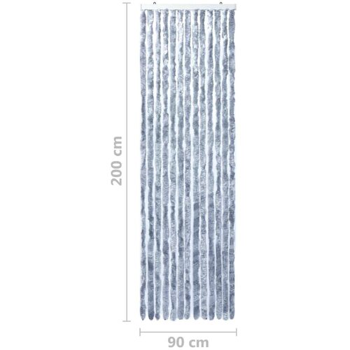 VidaXL Zastor protiv insekata srebrni 90 x 200 cm &amp;scaron;enil Slike