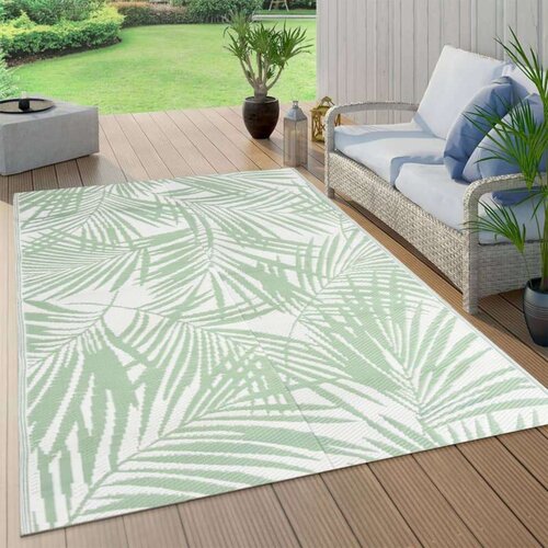 Vanjski Zunanja preproga zelena 140x200 cm PP, (20668424) Cene
