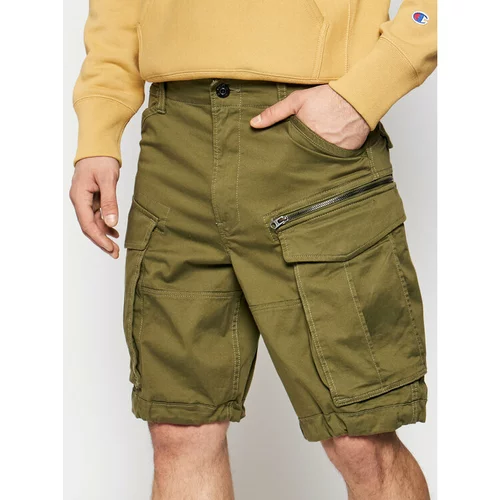 G-star Raw Kratke hlače iz tkanine Rovic D08566-5126-724 Zelena Relaxed Fit