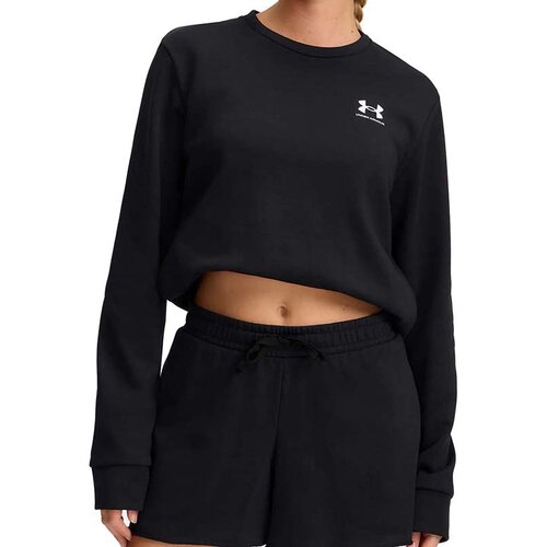 Under Armour Ženski duks RIVAL TERRY CREW, Crni Cene