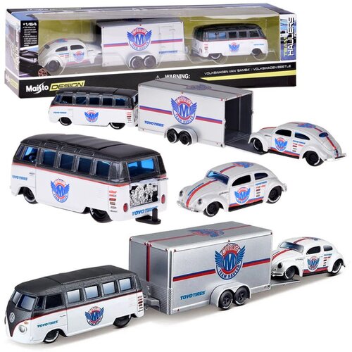 Maisto Volkswagen Van &amp;quot;Samba&amp;quot; &amp;amp; VW Beetle Slike