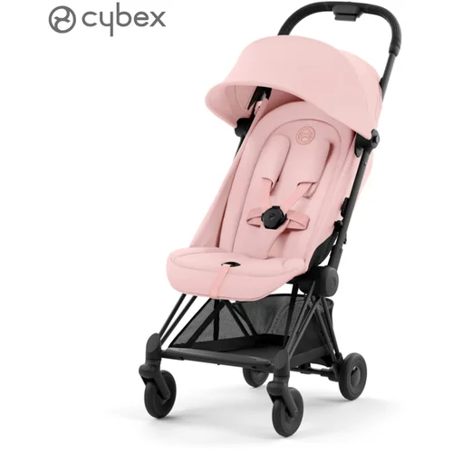 Cybex športni voziček matt black Coya Platinum peach pink, light pink