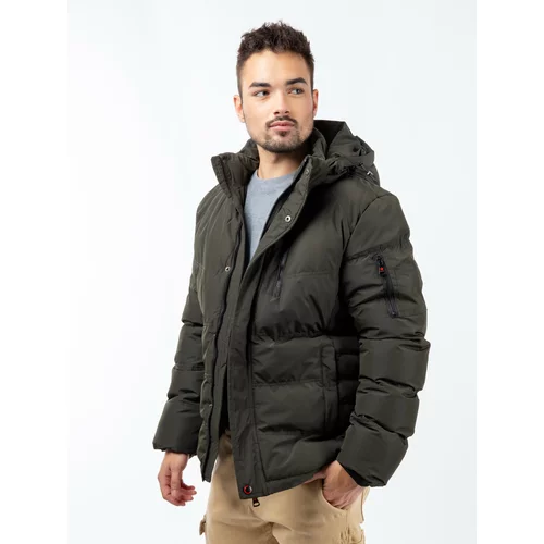 Glano Men's winter jacket - khaki