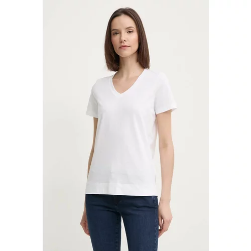 Joop! Pamučna majica za žene, boja: bijela, 30040355