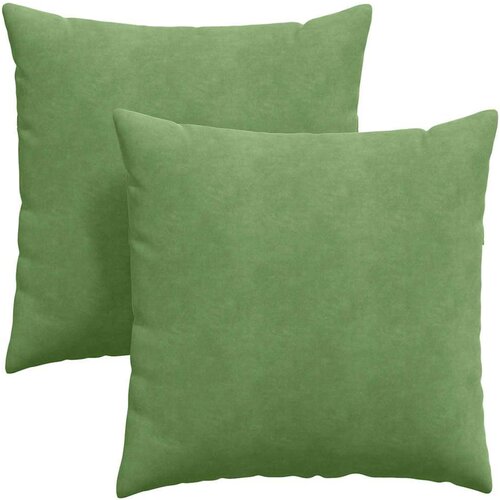 VidaXL jastučići za sofu 2 pcs svijetlo zelena 60 x 60 cm Slike