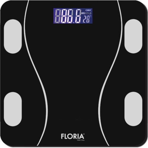 Floria pametna vaga ZLN8962, do 180 kg, Bluetooth, LED ekran, crna Cijene
