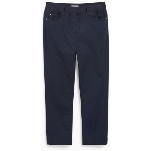 CA ženske pantalone, srednji struk, teget Slike