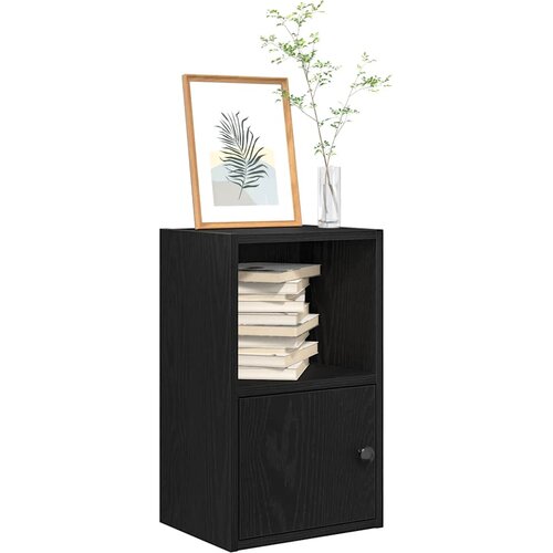  Regal za knjige crni hrasta 31x24x52 cm od konstruiranog drva Cijene