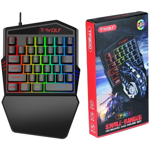 VERKGROUP Enoročna RGB LED računalniška gaming tipkovnica, (20498560) Cene