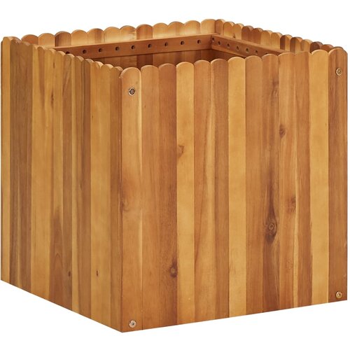 vidaXL Vrtna posuda za sadnju od masivnog bagremovog drva 50x50x50 cm Cijene