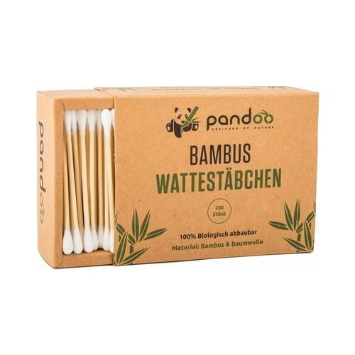 Pandoo Bambusova vatirana palčka - 100 kosi Cene