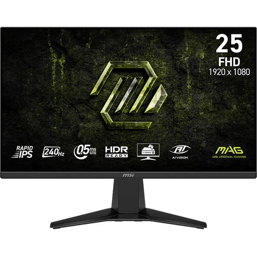 MSI Monitor MAG 255F X24 62,2 cm (24,5"), 1920x1080, Rapid IPS, 240 Hz|Gaming, (5000299963) Cene