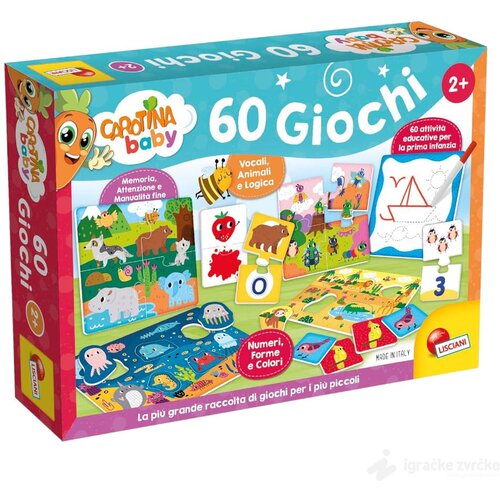 Lisciani CAROTINA BABY 60 edukativnih igara Cene