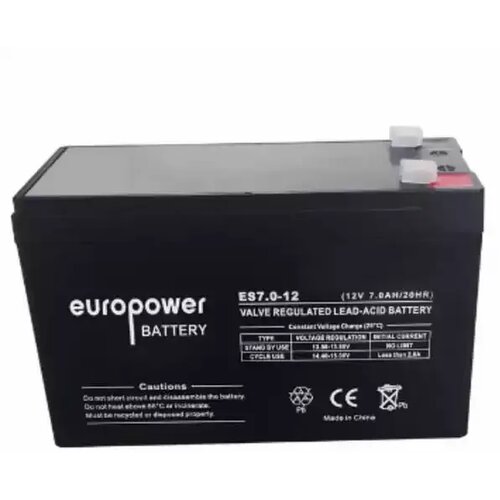 Europower baterija za ups 12V 7Ah ES12-7 Slike