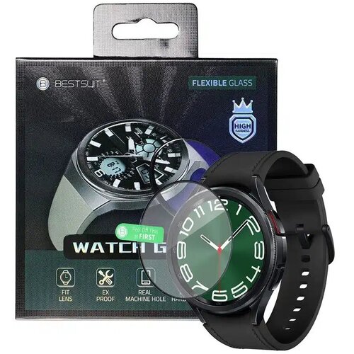 BESTSUIT Fleksibilno hibridno staklo za Samsung Galaxy Watch 6 Classic 47 mm Slike