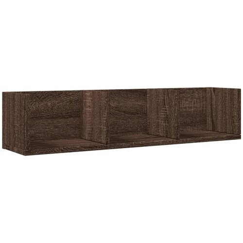 Maison Chic Stenska omarica - Zidna omarica rjavi hrast 75x18x16,5 cm inženirski les iu926, (22062850) Slike